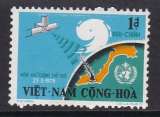 miniature SUD-VIETNAM - TIMBRE OBL. Y&T 452 - JOURNEE MONDIALE DE LA METEOROLOGIE