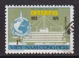 miniature SUD-VIETNAM - TIMBRE OBL. Y&T 455 - 50E ANNIVERSAIRE D'INTERPOL