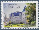 miniature FRANCE 2012 : yt 729 Oblitéré/Used #  Château de Crazannes