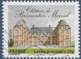 miniature FRANCE 2012 : yt 732 Oblitéré/Used #  Château de Brémontier-Merval