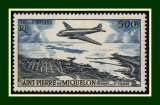 St Pierre & Miquelon N° PA 23  ** MNH 1956 (c. 60 €) Avion Port de Saint Pierre