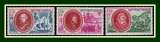 St Pierre & Miquelon N° PA 50 à 52 ** MNH série cplète célébrités 1970 (c. 115 €) Naviguateur Voilie