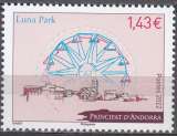 miniature Andorre Français 2022 Luna Park Neuf **