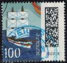 miniature Allemagne 2022 Oblitéré Used Enveloppes représentant les voiles d'un bateau Y&T DE 3430 SU