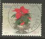 Estonie 2012 - YT n° 692 - Noël - plante - cote 1,90