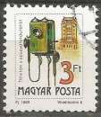 miniature Hongrie - 1990 - Y&T n° 3253 - Obl. - Appareil téléphonique - La Poste