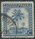 Congo Belge - Y&T 0231 (o) - Palmier -