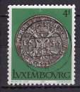 miniature LUXEMBOURG  1981 MONNAUE PATAGON EN ARGENT DE 1635  OBLITERE