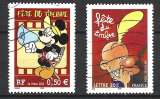 miniature FRANCE 2004-2005 - Y & T : 3641, 3751 - Fête du timbre : Mickey, Titeuf