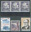 ANDORRE ESPAGNOL 1963 A 1983 - YT 56 NSG 163 PA YT 2 + BANDE DE 3 YT 64 OBLITÉRÉS.