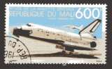 MALI 1981 ESPACE LA NAVETTE SPACIALE  OBLITERE