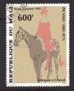 MALI 1981 ARLEQUIN A CHEVAL TABLEAU DE PICASSO  OBLITERE