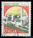 miniature Italie 1986 - Y&T 1694 Oblitéré - Château de Montecchio