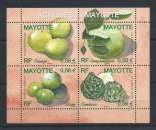 miniature Mayotte N°224/27** (MNH) 2009 - Fruits 