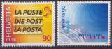 Suisse 1998 Y&T 1561 et 1562 neuf ** - La Poste et Swisscom 