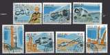 LAOS 1985   ESPACE  ANNIVERSAIRE DU VOL APOLLO - SOYOUZ  SERIE COMPLETE  OBLITEREE