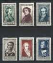 miniature France N°891/96** (MNH) 1951 - Célébrités Françaises du XIX siècle