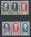 miniature France N°853/58** (MNH) 1949 - Célébrités Françaises du XVIII siècle (I)