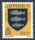 miniature Ile de Jersey - Y&T 0263a (**) - Blasons de familles de Jersey -