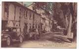 cpsm  40 Environs de Gabarret Barbotan - Route de Cazaubon (Automobiles ) 