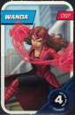 miniature Carte E. Leclerc 2023 Marvel Défie tes Héros Wanda 097