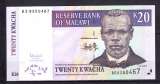  BILLET DE BANQUE MALAWI 20 KWACHA 2007  PICK 52 NEUF UNC  