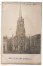 carte-photo   Delme ( l' Eglise  Lorraine annexée en 1919 )
