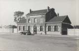 60 - Nanteuil-le-Haudouin : La Gare - Carte photo dentelée au format 9 x 14 écrite