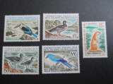 Afars et Issas y & t 329 au 333 ** 1967
