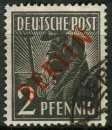 ALLEMAGNE BERLIN 1948 OBLITERE N° 1 B surcharge rouge