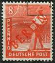 ALLEMAGNE BERLIN 1948 OBLITERE N° 3 B surcharge rouge