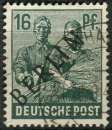 ALLEMAGNE BERLIN 1948 OBLITERE N° 7 A surcharge noire