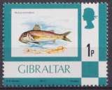 Gibraltar 1977 Y&T 349 neuf ** - Poissons - Mallus surmuletus 