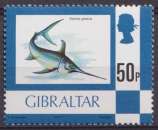 Gibraltar 1977 Y&T 361 neuf ** - Poissons - Xiphias gladius 