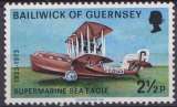 Guernesey 1973 Y&T 74 neuf ** - Anniversaire du service aérien 
