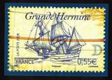 miniature France carte pré-timbrée Grande Hermine pour un envoi à l'international 20g timbre Y&T 4250