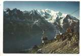 cpm  74  Chamonix-Mont-Blanc Télécabine de l'Index ,les Aiguilles de Chamonix...
