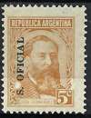 Argentine - 1955-65 - Y & T n° 379 Timbres de service - MNH (légères traces sur papier)