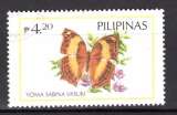 PHILIPPINES 1984 LES PAPILLONS  OBLITERE