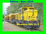 AL 932 - Train de travaux, loco Faur L45H BB 60001 - VARENNES-SUR-FOUZON - Indre - BA