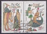 Rép. Tchèque 1994 Y&T 35 et 36 oblitéré - Europa 