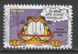 France 2008  YT AA 195 du carnet Sourires Garfield