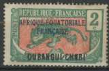 OUBANGUI  neuf * N° 44  trace de charnière