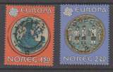 miniature Norvège 1981 792-93 ° Europa Folklore Décorations d’objets