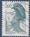 miniature FRANCE 1982 : yt 2190 Oblitéré/Used # 5f - Liberté de Delacroix - Gandon