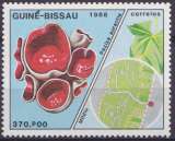 miniature Guinée Bissau 1988 Y&T 475 neuf ** - Champignons