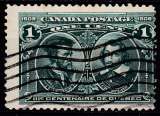 miniature Canada - Année 1908 - Y&T N° 86 léger aminci