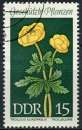 miniature ALLEMAGNE RDA 1969 OBLITERE N° 1154 Fleurs