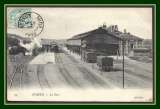 miniature CPA 27 EVREUX La Gare, Train voy. Gare d'Evreux 1905 > Issoudun verso