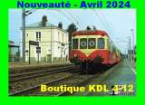 RU 2166 - Autorail X 2423 en gare de MONTAUBAN-DE-BRETAGNE - Ille et Vilaine  SNCF